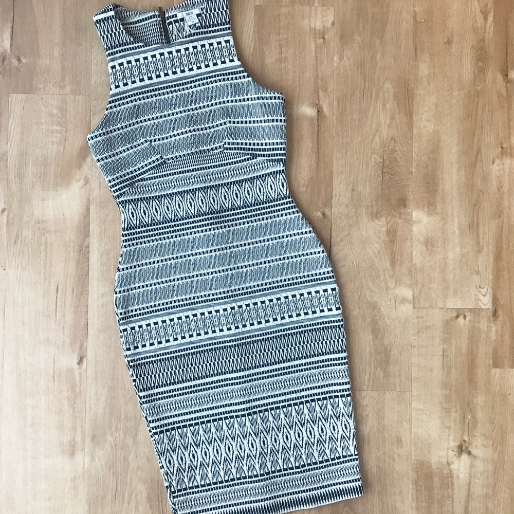 Bar III Black & White Dress for Macy’s